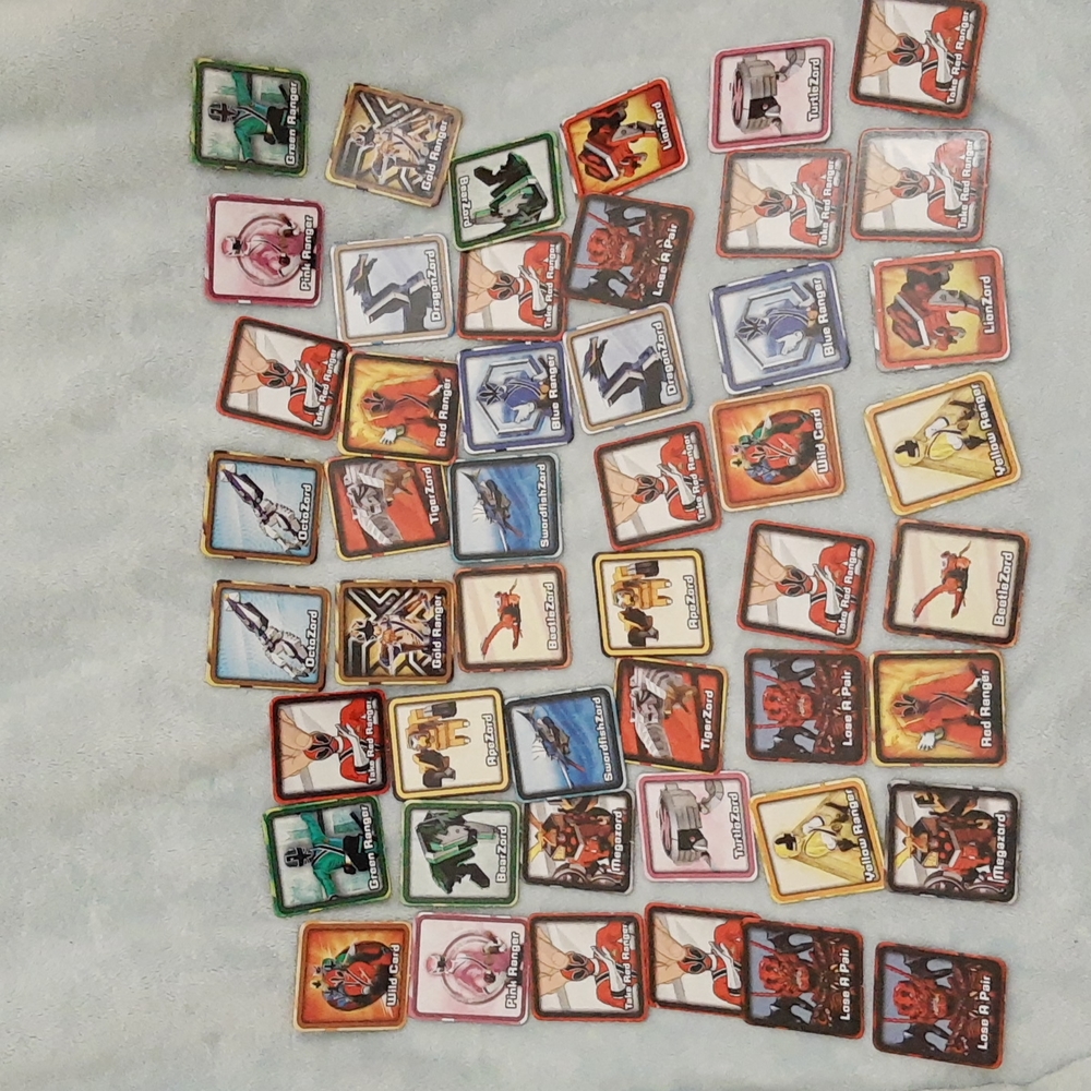 Power Rangers Super Samurai Make A Match Memory Game 2012 Collectible RARE - Picture 8 of 10